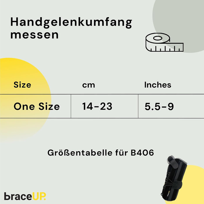 BraceUP Quick Wrap Handgelenkschiene B406, rechts