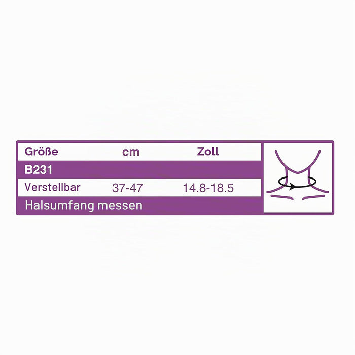 BraceUP weiche Halskrause B231