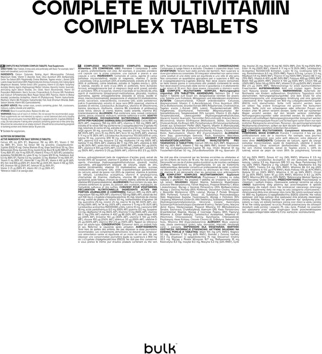 Bulk Complete Multivitamin-Komplex