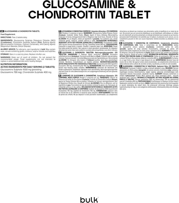 Bulk Glucosamin und Chondroitin