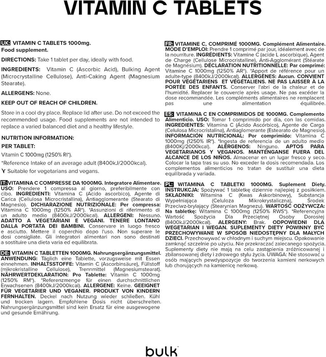 Bulk Vitamin C 1000 mg