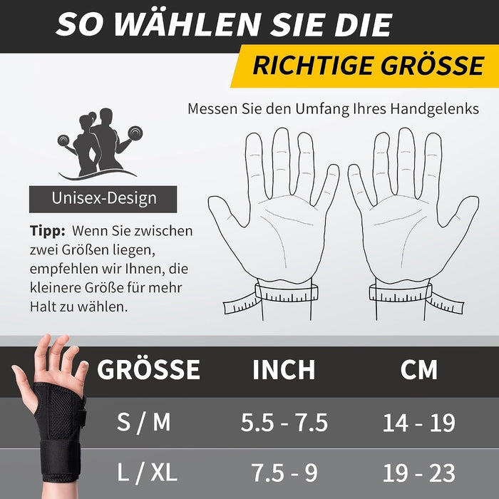 CAMBIVO Handgelenkschiene 589B, rechts L/XL