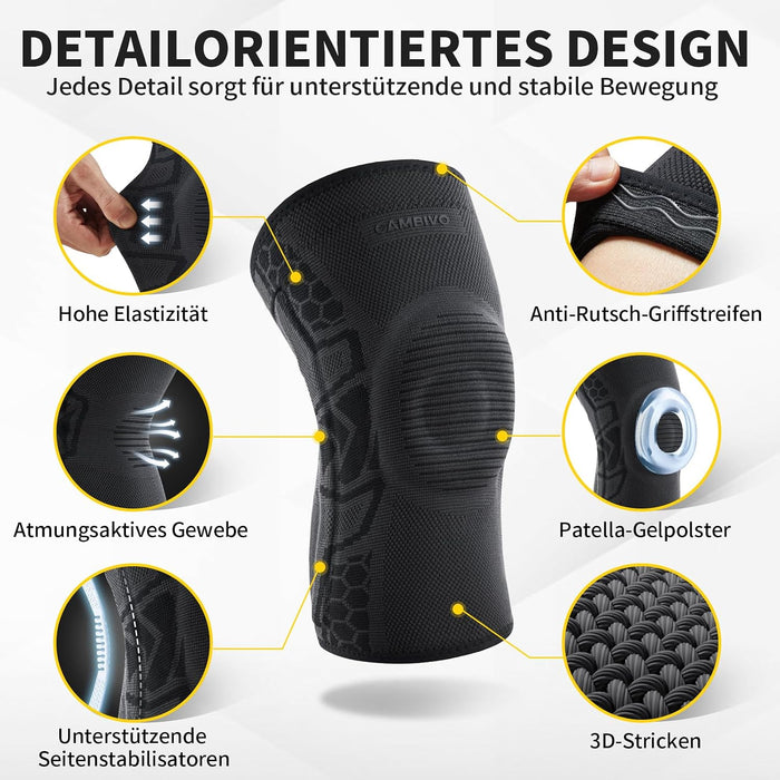 CAMBIVO Kniebandagen NS18, L