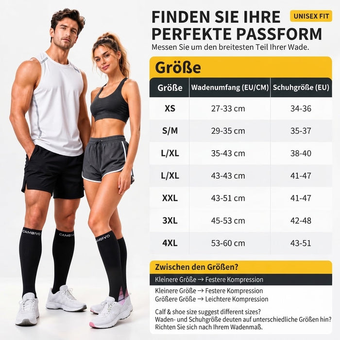 CAMBIVO Kompressionsstrümpfe CS10, L–XL