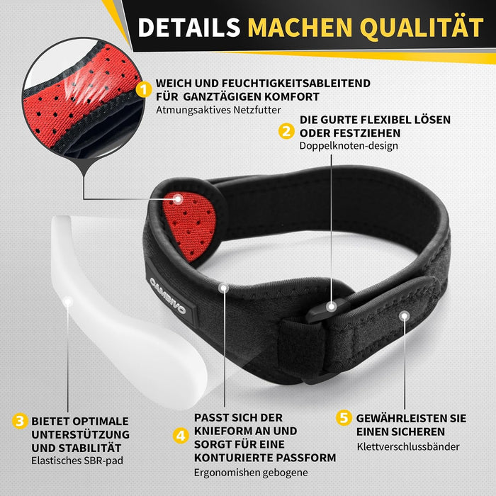 CAMBIVO Patellasehnenbandagen KSC-1