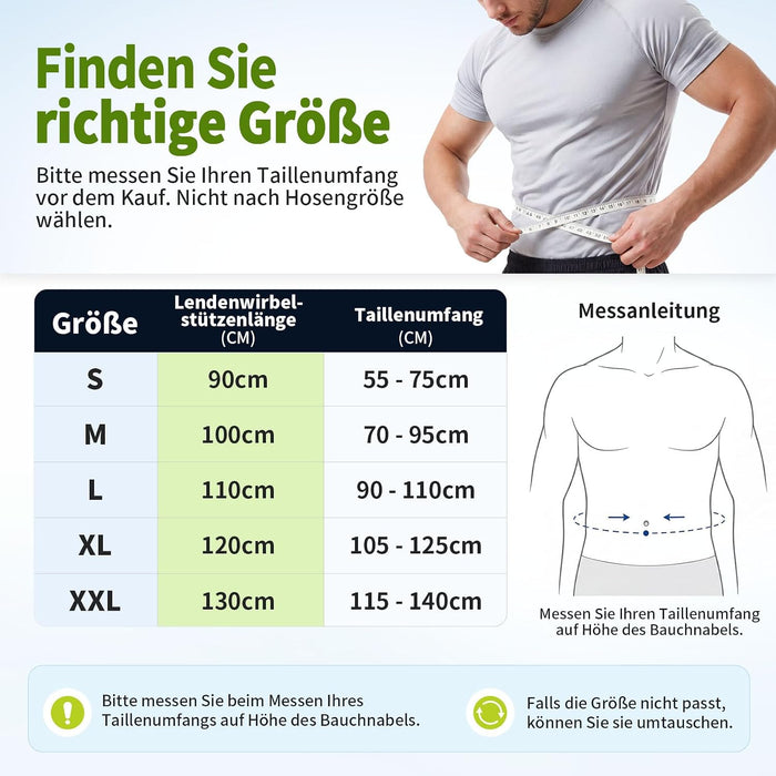 CAMBIVO Rückenstützgürtel BS10, XXL
