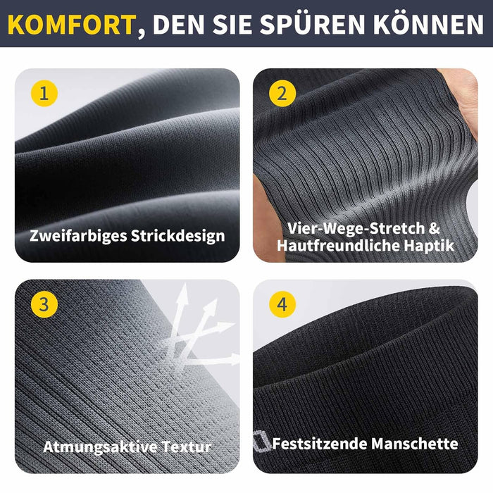 CAMBIVO Waden-Kompressionsstulpen CS15, XL, grau