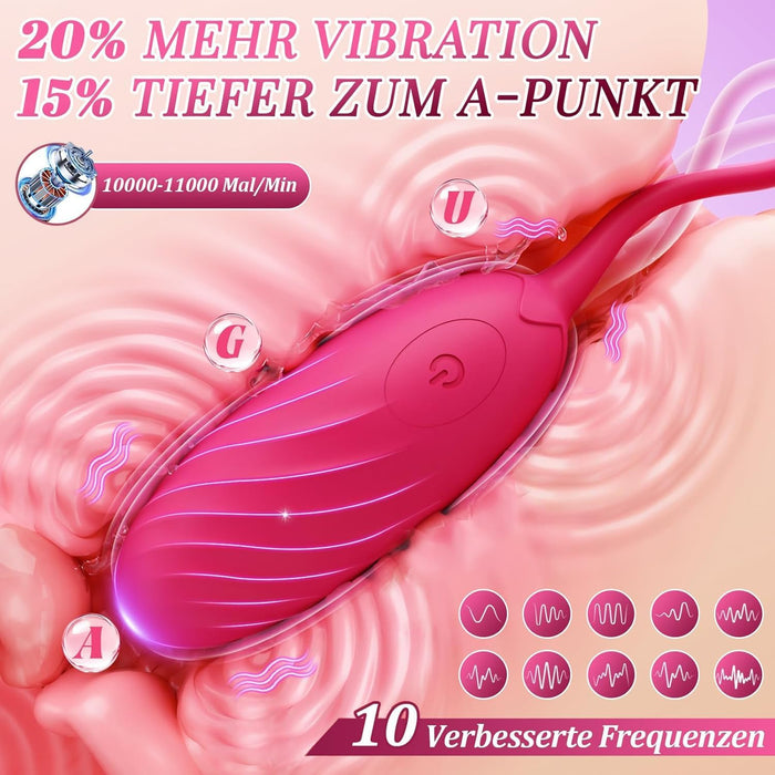 Cacuola Vibro-Ei mit Fernbedienung und Zugring
