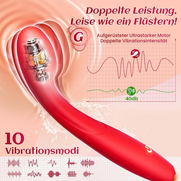 Cacuola flexibler Doppelkopf-Vibrator 18,5 cm