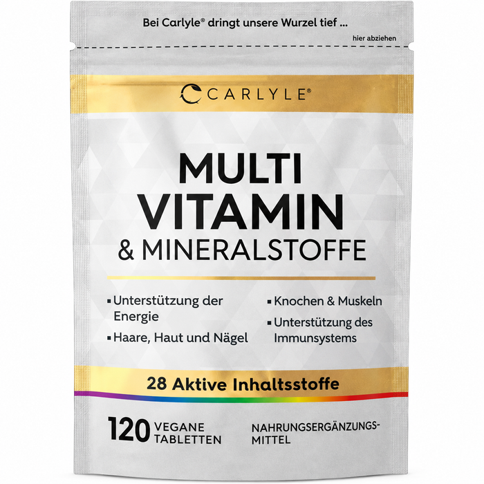Carlyle Multivitamin mit 28 Nährstoffen