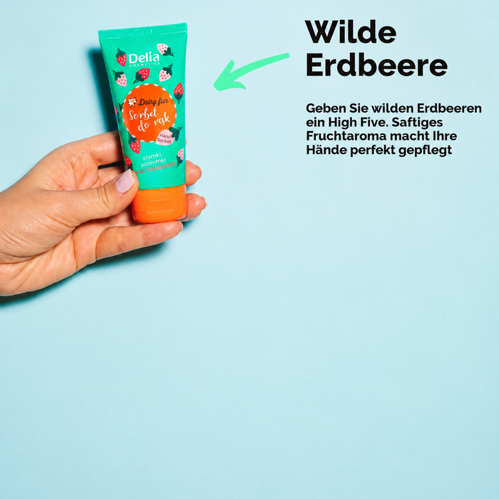 Delia Cosmetics Dairy Fun Hand-Sorbet Walderdbeere