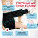 Dr. Arthritis Essentials Sprunggelenk-Wickelbandage, schwarz/blau