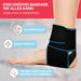 Dr. Arthritis Essentials Sprunggelenk-Wickelbandage, schwarz/blau