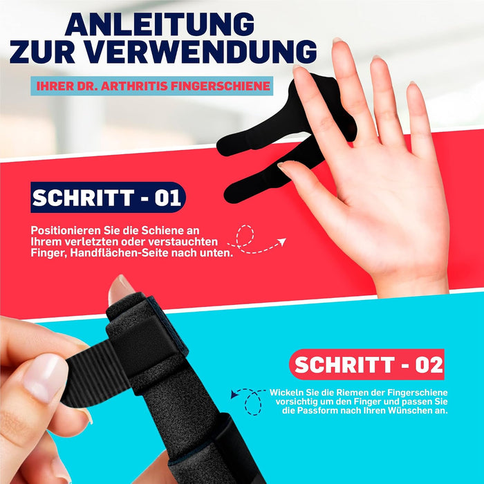 Dr. Arthritis Fingerschiene, S/M