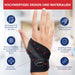 Dr. Arthritis Leichte Handgelenkbandage, schwarz