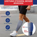 Dr. Arthritis Waden-Kompressionsstulpen, L, grau