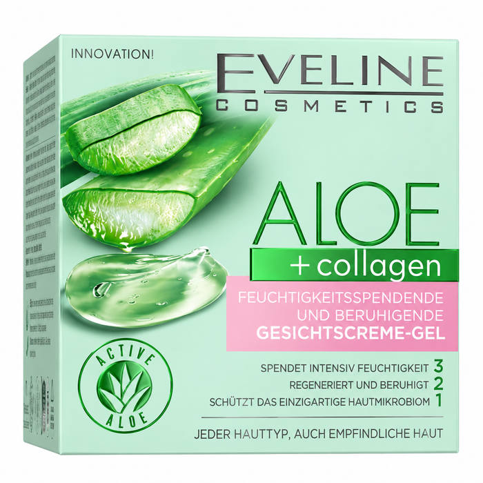 Eveline Cosmetics Organic Aloe Collagen Gesichtsgelcreme