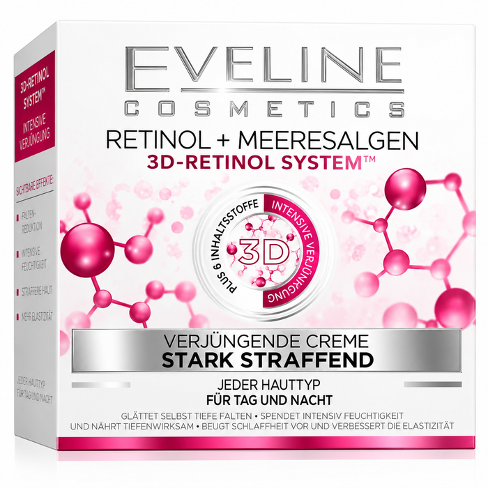 Eveline Cosmetics Retinol und Meeresalgen Tag- und Nachtcreme