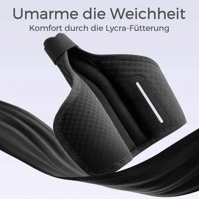 FREETOO FB-22 Daumenorthese rechts M rosa-schwarz