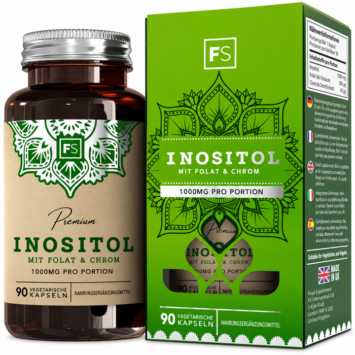 Focus Supplements Myo-Inositol mit Chrom und Folsäure