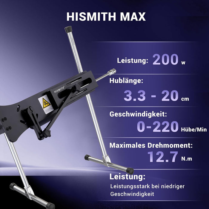 HISMITH MAX Sexmaschine 200 W mit App-Steuerung