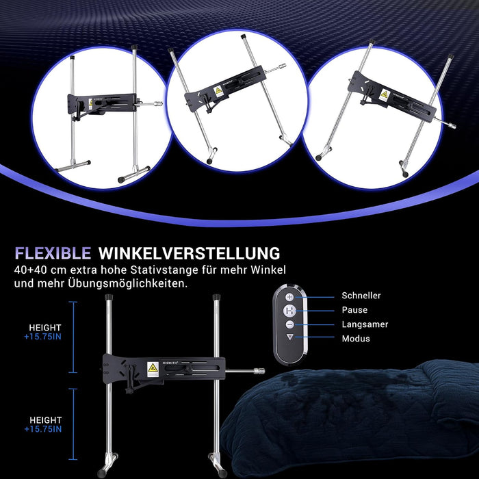 HISMITH MAX Sexmaschine 200 W mit App-Steuerung