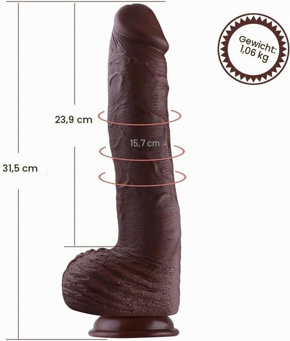 HISMITH Master Silikondildo 12,4 Zoll