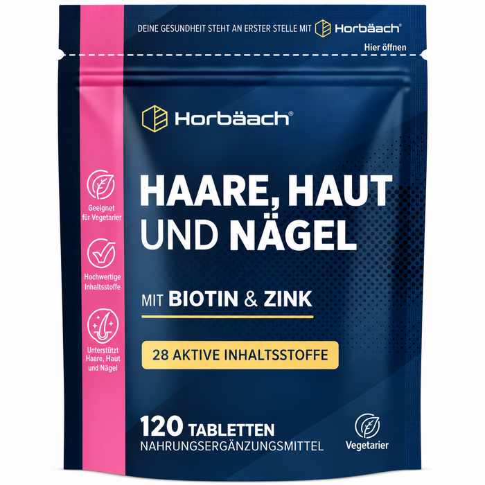 Horbäach Haut-Haare-Nägel-Komplex, 120 Tabletten