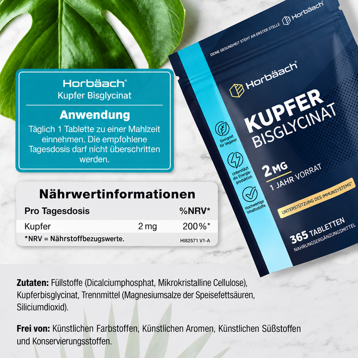 Horbäach Kupferbisglycinat
