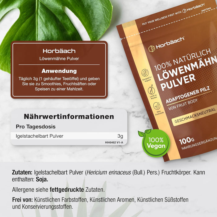 Horbäach Löwenmähne-Pilzpulver