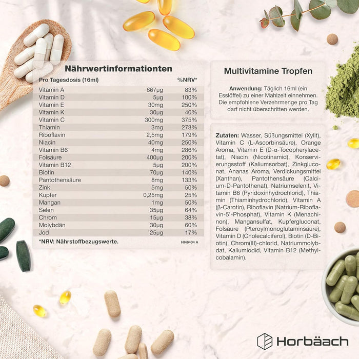 Horbäach Multivitamin flüssig