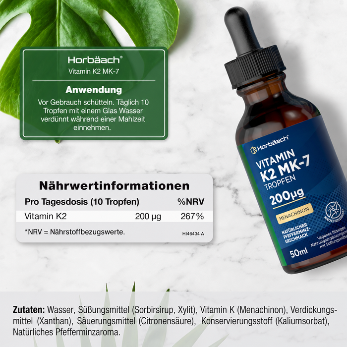 Horbäach Vitamin-K2-Tropfen