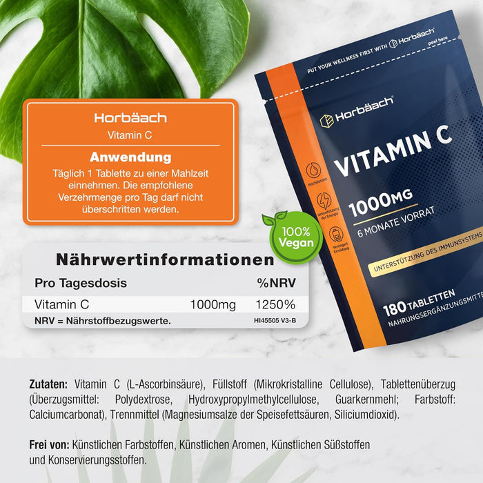 Horbäach Vitamin C 1000 mg