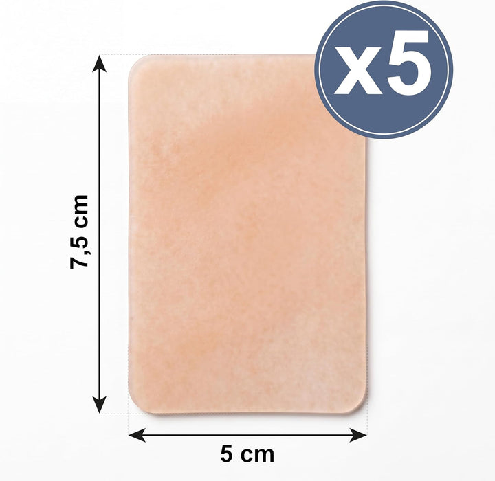 KMINA selbstklebende Silikon-Narbenauflagen 7,5 x 5 cm