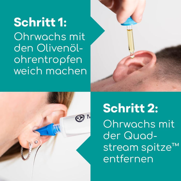 Medi Grade ERK01 Ohrreinigungsset mit Spritze und Olivenölpräparat