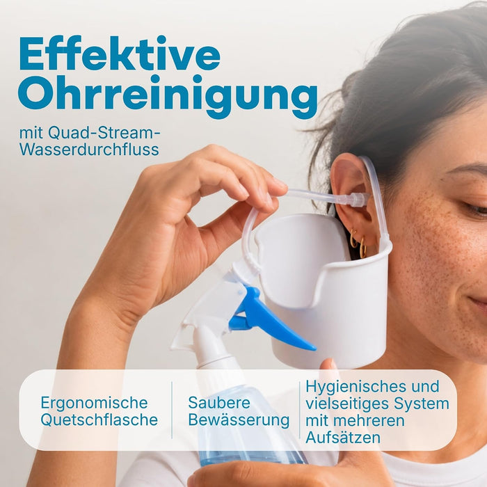 Medi Grade HLF999 Ohrspülflasche mit Auffangbecken