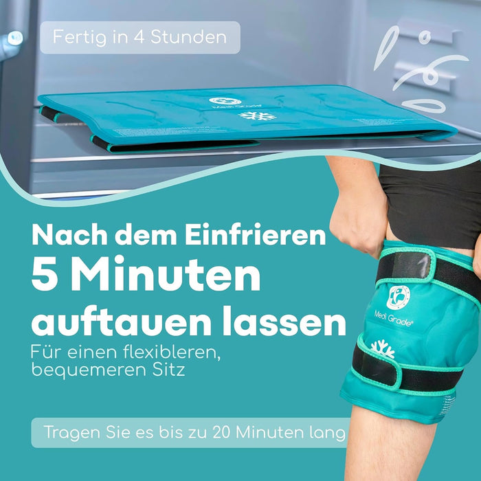 Medi Grade KIP01 Gel-Kühlmanschette für das Knie