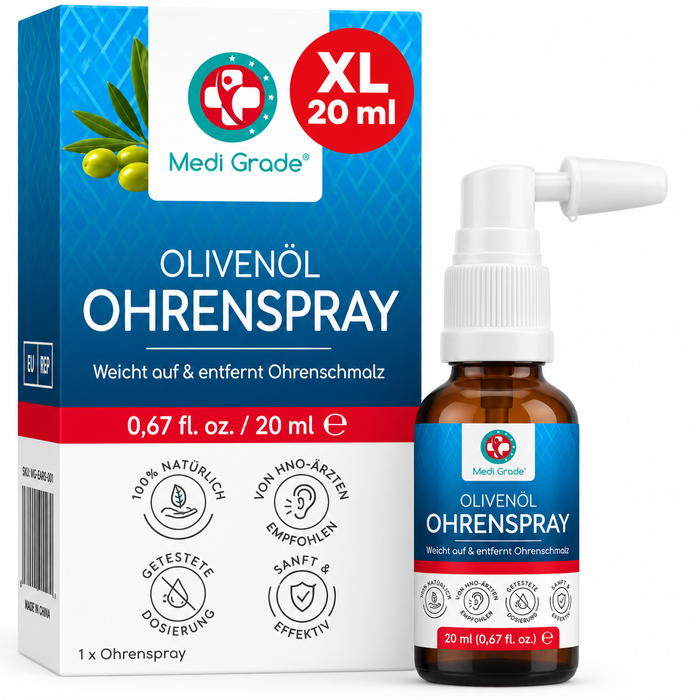Medi Grade Olivenöl-Ohrenspray