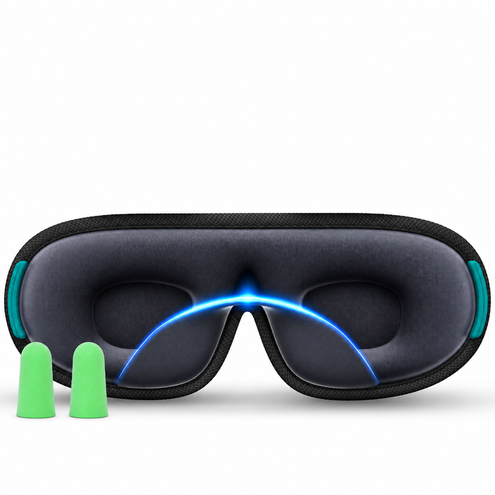 Medi Grade SEM01 Schlafset mit 3D-Augenmaske und Ohrstöpseln
