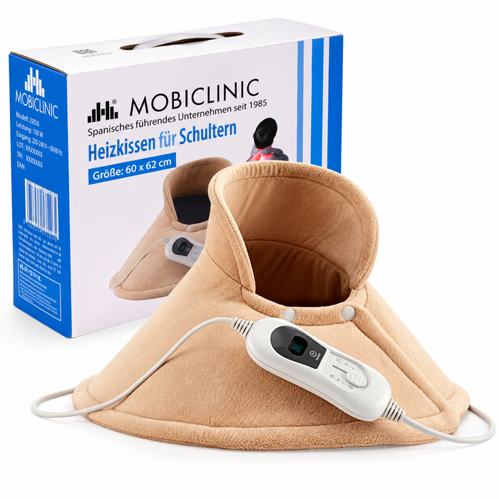 Mobiclinic Nackenheizkissen 62 x 60 cm, Beige