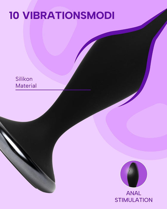 MySecretCase Chiattillo Analvibrator mit Fernbedienung