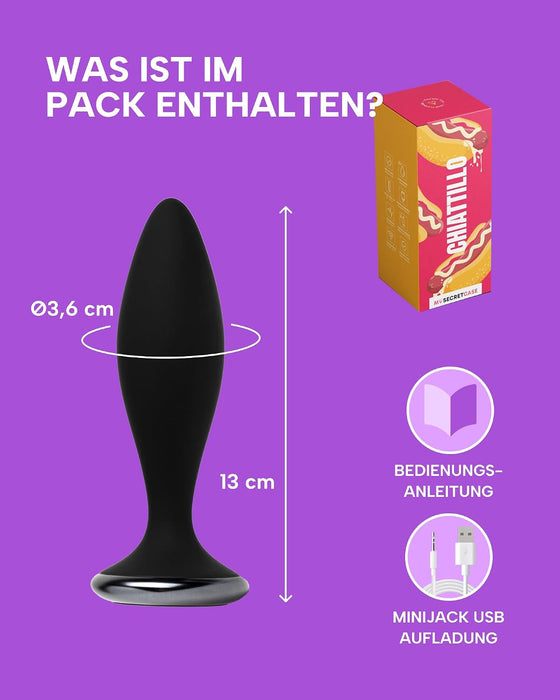 MySecretCase Chiattillo Analvibrator mit Fernbedienung