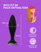 MySecretCase Chiattillo Analvibrator mit Fernbedienung