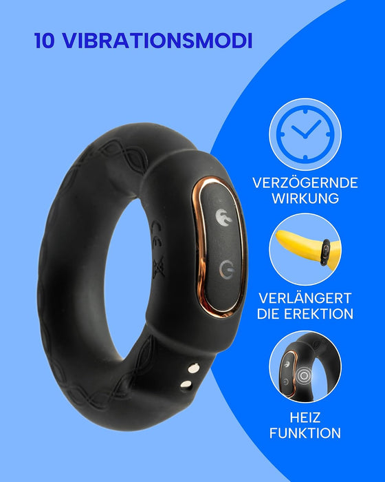 MySecretCase Ciclone Penisring mit App-Steuerung
