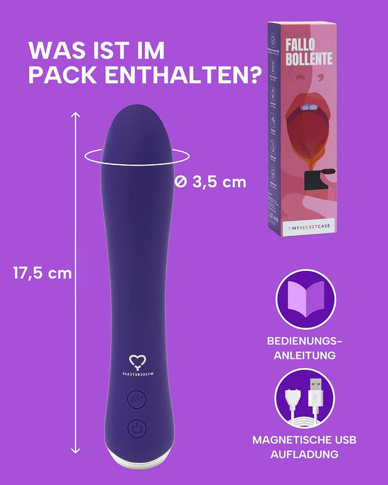 MySecretCase Fallo Bollente beheizbarer Vibrator