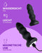 MySecretCase LED-Analvibrator mit Fernbedienung