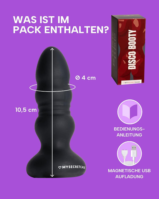 MySecretCase LED-Analvibrator mit Fernbedienung