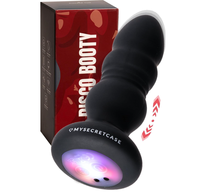 MySecretCase LED-Analvibrator mit Fernbedienung