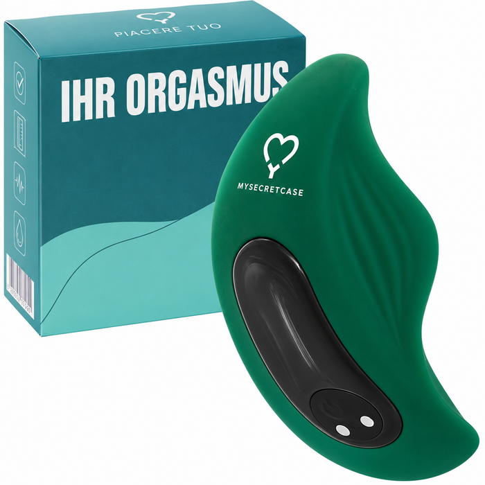 MySecretCase Mini-Auflegevibrator mit Fernbedienung