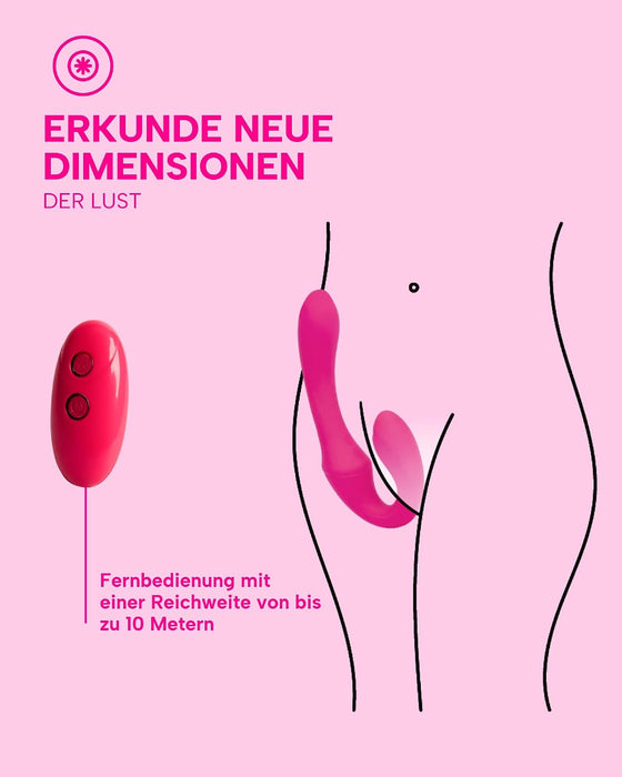 MySecretCase Pegaso Doppelvibrator ohne Gurt
